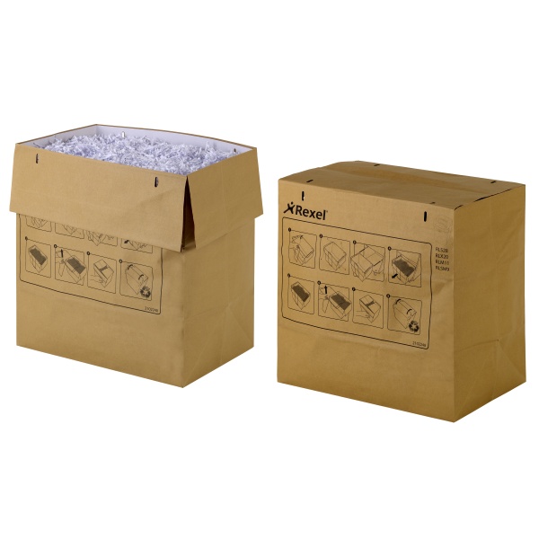 Rexel Shredmaster Large Office Recyclable Shredder Paper Bags PKT 50 Independent Office Solutions