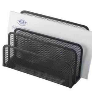 Italplast Letter Holder Sorter Metal Mesh I345 Black