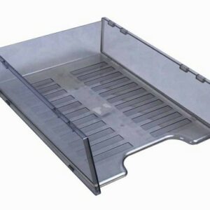 Italplast Multi Fit Document Tray. Dimensions: 354L X 263W X 80H MM. Smoke.