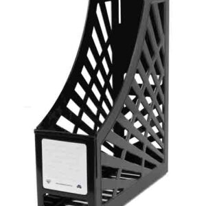 Italplast Magazine Stand. Black Aust Made
