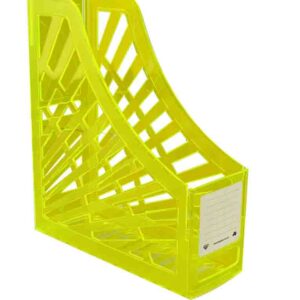 Italplast Neon Desk Accessories - Magazine Stand Yellow