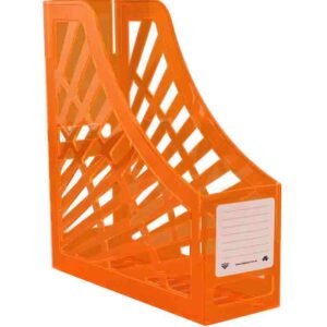 Italplast Neon Desk Accessories - Magazine Stand - Orange