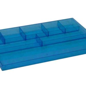 Italplast Neon Desk Accessories - Drawer Tidy Blue
