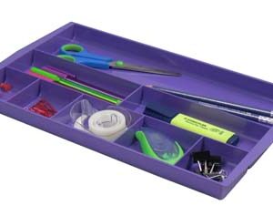 Italplast Fruit Colour Desk Accessories - Drawer Tidy Grape