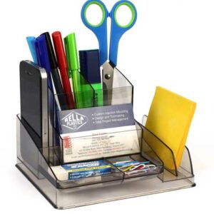 Italplast Desk Organiser Smoke