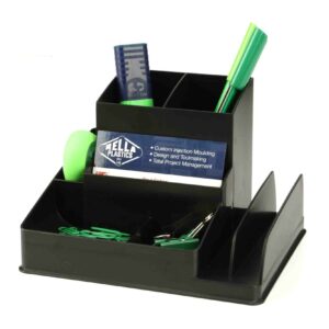 Italplast Greenr Desk Organiser Recycled Black Aust Made