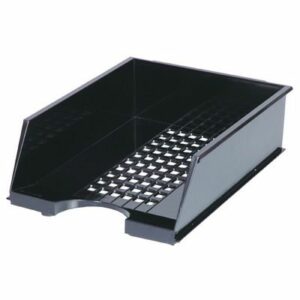Esselte Black Jumbo Document Tray Lattice Base Design