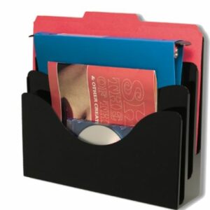 Deflecto Black 3 Tier Document Organiser
