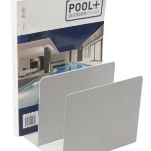 Italplast Metal Book Rack Grey