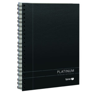 Note Book Spirax Pp400 A4 Platinum 100Lf