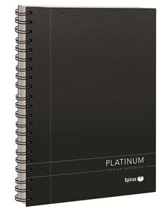 Note Book Spirax Pp401 A5 Platinum 100Lf