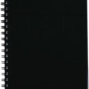 Spirax 511 A5 Hard Cover Notebook 511 Black 225X175MM