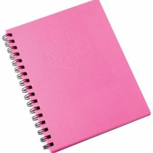 Spirax 511 A5 Hard Cover Notebook Pink 225X175MM