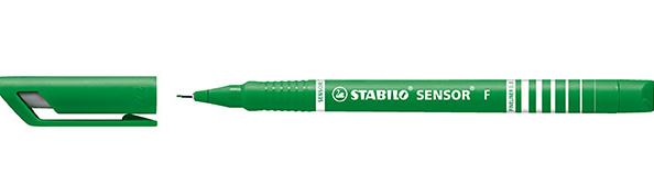Pen Stabilo Cushion Tip Sensor Fineliner Green