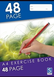 Exercise Book Sovereign A4 8MM Ruled 48Pg