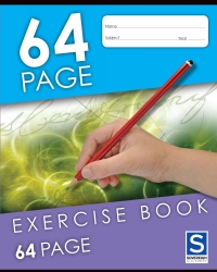 Exercise Book Sovereign 225X175MM 8MM Ruled 64Pg