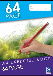 Exercise Book Sovereign A4 8MM Ruled 64Pg