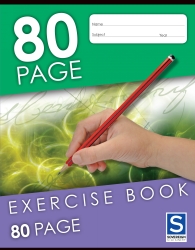 Exercise Book Sovereign 225X175MM 8MM Ruled 80Pg
