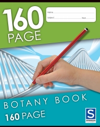 Botany Book Sovereign 225X175MM 8MM Botany 160Pgs Pack 10