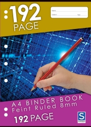 Binder Book Sovereign A4 8MM Ruled 192Pg