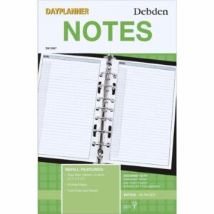 Notes Lined Debden Dayplanner Desk Size Refill
