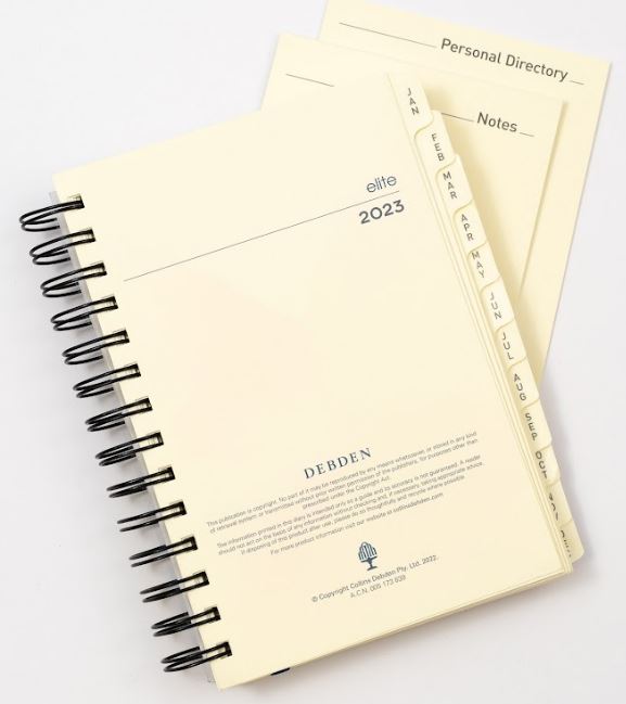 Debden Elite Diary Refill A5 Compact 1140Crf22 Day To Page 2023