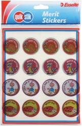 Label Quik Stik F/P Merit Stickers Gloss Recognition 30MM