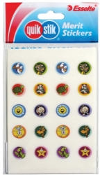 Label Quik Stik F/P 13MM Gloss Characters Merit Stickers