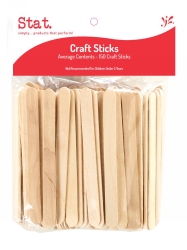 Craft Popsticks Stat Plain Pk150