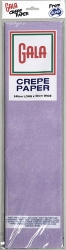 Crepe Paper Gala 21 Lilac 2.4 Metres X 50CM