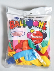 Balloons Alpen 30CM Asst Cols Pk100