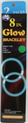 Glo Stick Alpen Bracelet 20CM 2'S Asst Cols