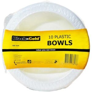 Plastic Bowls 18CM Pack 10