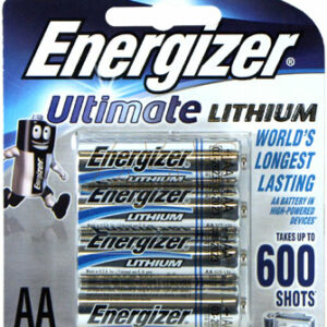 Battery Energizer Lithium AA Card 4