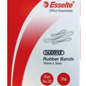 Rubber Bands Esselte 25GM No.32 76X3MM