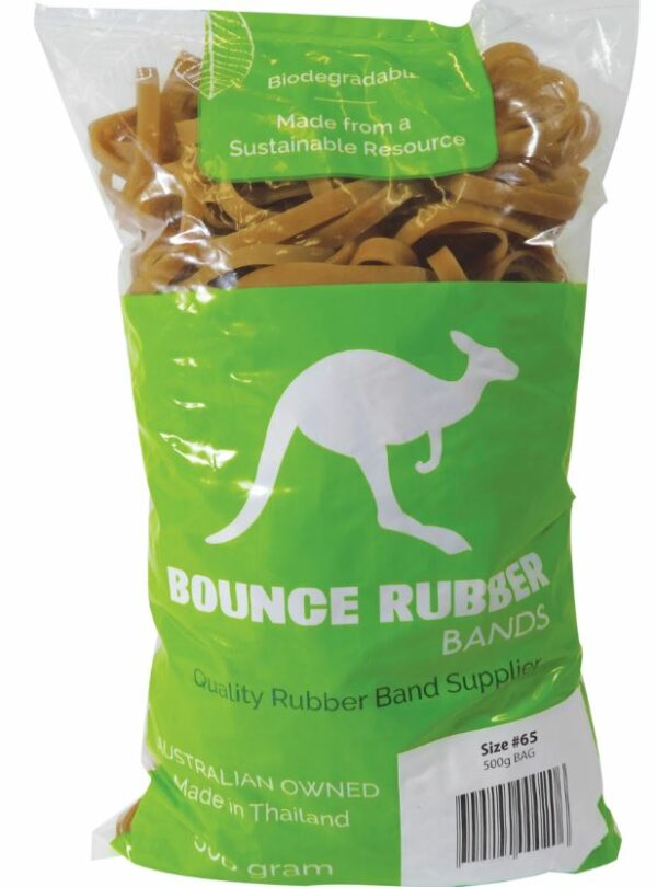 Rubber Bands Bounce 500GM Size 65