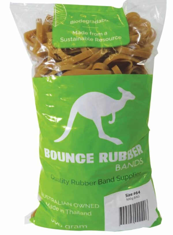 Rubber Bands Bounce 500GM Size 64