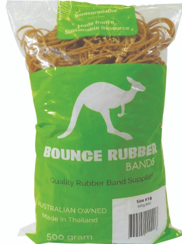 Rubber Bands Bounce 500GM Size 19