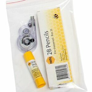 Marbig Resealable Polybags 230MM X 150MM Clear Pack 100