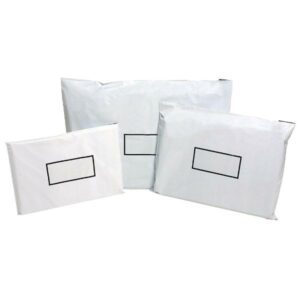 Cumberland Courier Plastic Bags White Pp Pack 50 225X370MM (A4) 500 GRAM