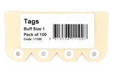 Avery Buff Shipping Tags Box 1000 Size 1 70X35MM