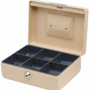 Cash Box Esselte 200X150X80MM Classic No.8 Beige