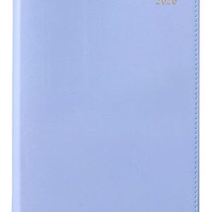 Soho A5 Day To Page Spiral Diary 1/2 Appointments 2026 Blue