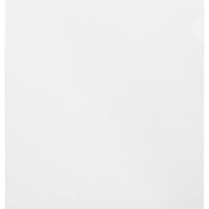 Marbig Letter Files Clear A4 Polypropylene Pack 100