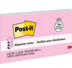 Post It Notes Greener Notes Pop Up Pastel R330Rp-6Ap Pack of 6