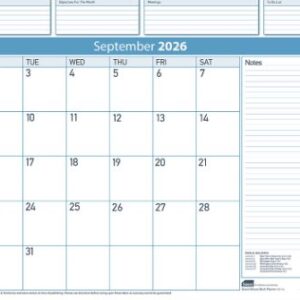Sasco Deluxe Desk Planner Pad 518 x 387mm Refill 2026