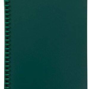 Marbig Dark Green A4 Refillable Display Book 20 Pocket