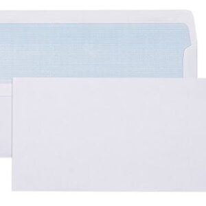 Cumberland Correspondence Envelopes Self/Seal Plain Face Secretive Dlx 120X235MM Box 500