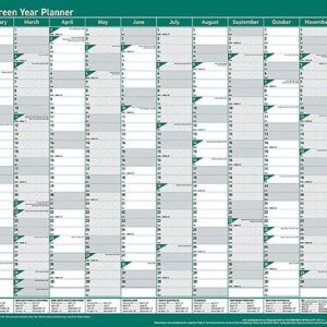 Sasco Green Wall Planner 2026 500 X 700MM