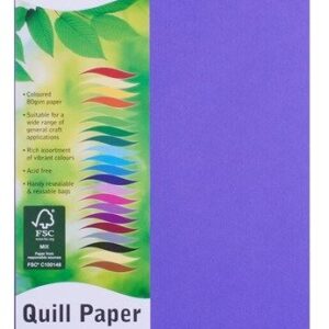 Quill Office Paper A4 80Gsm Lilac Ream 500 Sheets
